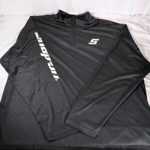 Snap-On Tools Quarter-Zip Performance Pullover Shirt Black Size XL Free Shipping